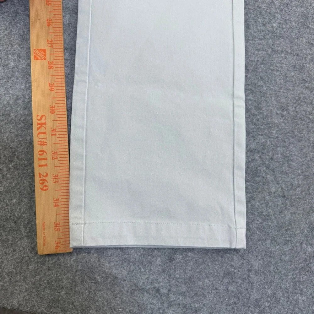 American Tall Carman Tapered Chino Pants Mens 32x36 Light Gray AM-PC-11021 NWT